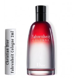 les échantillons Christian Dior Fahrenheit Cologne testeur de parfum