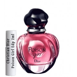 les échantillons Christian Dior Poison Girl testeur de parfum