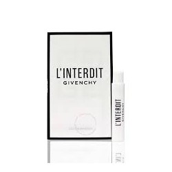 Givenchy L'Interdit Eau De Parfum 1ml 0.03 fl. onz. muestras oficiales de perfumes probador de perfume