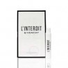 Givenchy L'Interdit Eau De Parfum 1ml 0,03 fl. onças amostras oficiais de perfume