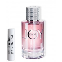 les échantillons Christian Dior JOY de Dior testeur de parfum