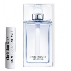 les échantillons Christian Dior Homme Cologne testeur de parfum