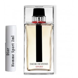 les échantillons Christian Dior Homme Sport testeur de parfum