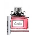 les échantillons Christian Dior Miss Dior Absolutely Blooming testeur de parfum