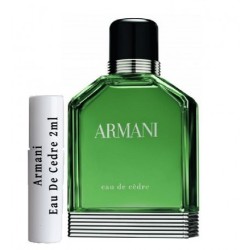Armani Eau De Cedre samples 2ml