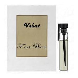 Franck Boclet Velvet 1.5ml 0.05 fl. oz. muestra de perfume oficial probador de perfume