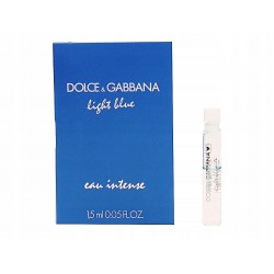 Dolce & Gabbana Light Blue Eau Intense 1,5 ml 0,05 fl. kaksi litraa. virallinen parfyyminäyte