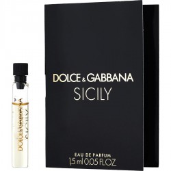 Dolce &amp; Gabbana VELVET SICILY 1, 5 ML 0, 05 fl. un oz. muestra oficial de perfume probador de perfume