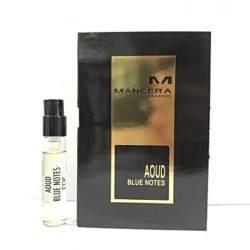 Mancera Aoud Blue Notes 2 ml 0,06 fl. un oz. muestras oficiales de perfumes probador de perfume