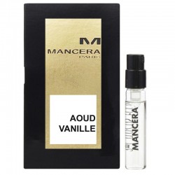 Mancera Aoud Vanille 2 ml 0,06 fl. un oz. muestras oficiales de perfumes probador de perfume