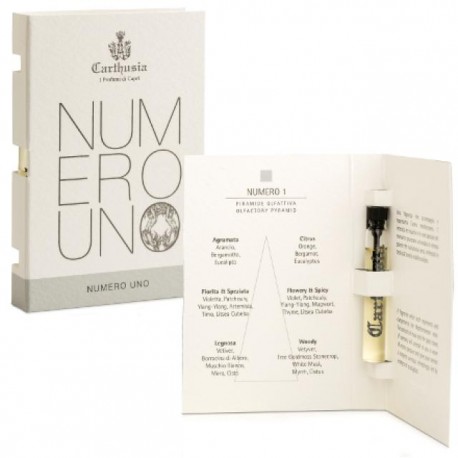 Carthusia Numero Uno 2ml 0,06 oz amostra oficial de perfume testador de perfume