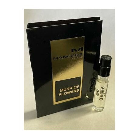 Mancera Amostra oficial de Musk Of Flowers 2ml 0,07 fl.o.z. testador de perfume