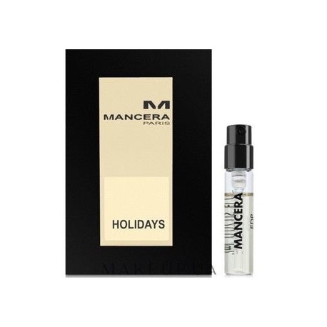 Mancera Amostra oficial de perfume Holidays 2ml 0,07 fl.o.z.