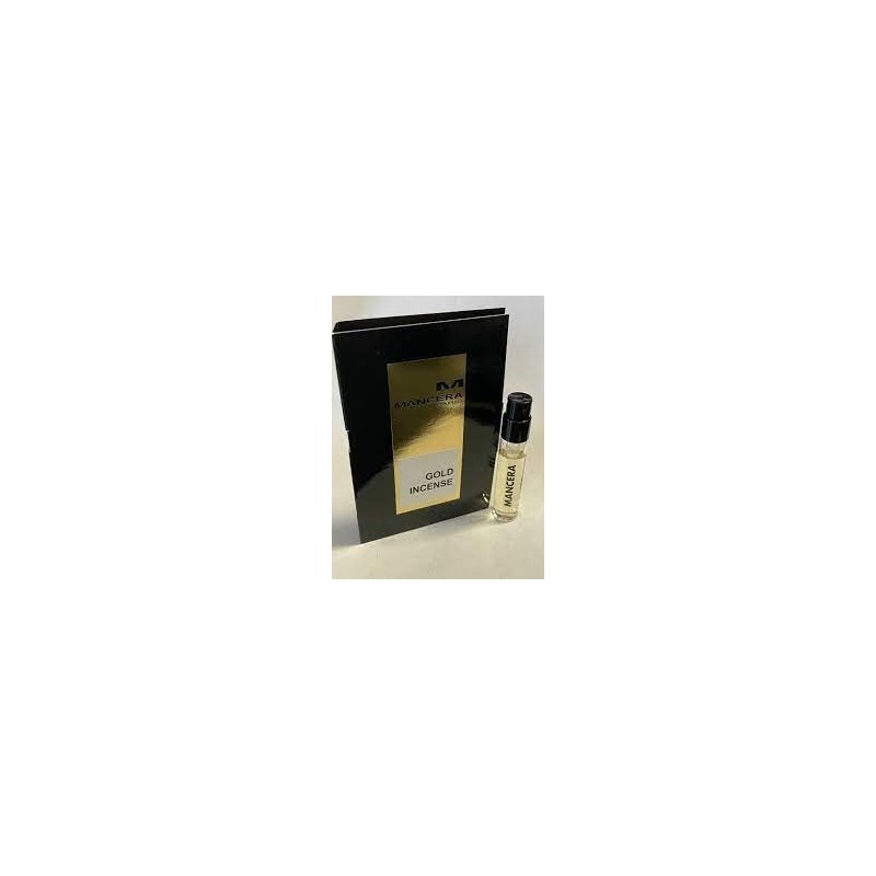 Mancera Gold Incense official sample 2ml 0.07 fl.o.z. fragrance tester
