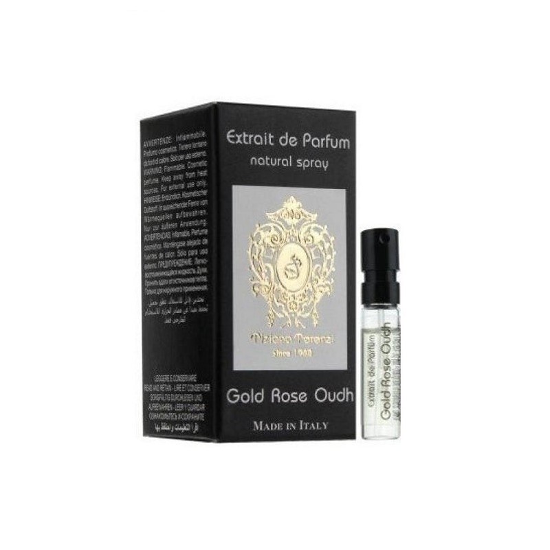 Tiziana Terenzi Gold Rose Oudh 1.5ml 0.05 fl. oz. perfume sample official fragrance tester