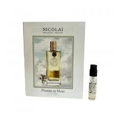 amostras de perfume oficial de Nicolai Poudre de Musc fragrância 1.8ml 0,07 oz. testador de perfume