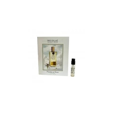 campioni ufficiali di profumo della fragranza Nicolai Poudre de Musc 1,8 ml 0,07 oz. tester di profumo