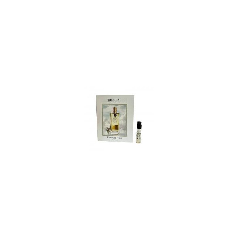 official perfume samples of Nicolai Poudre de Musc fragrance 1.8ml 0.07 oz. fragrance tester