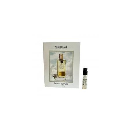 official perfume samples of Nicolai Poudre de Musc fragrance 1.8ml 0.07 oz. fragrance tester