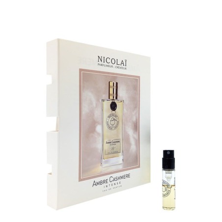 official perfume samples of Nicolai Amber Cashmere Intense fragrance 1.8ml 0.07 oz. fragrance tester