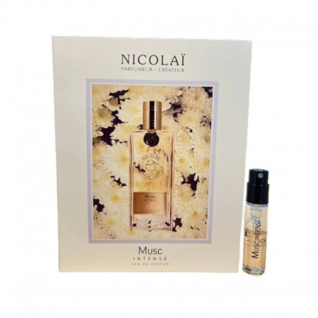 muestras oficiales de perfume de Nicolai Fragancia Musc 1.8ml 0.07 oz.