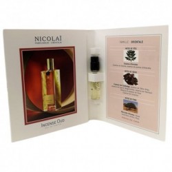 campioni ufficiali di profumo della fragranza Nicolai Incense Oud da 1,8 ml 0,07 oz. tester di profumo