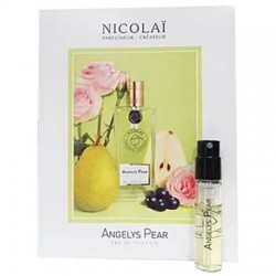 amostras oficiais de perfume da fragrância Nicolai Angelys Pear 1,8ml 0,07 oz.