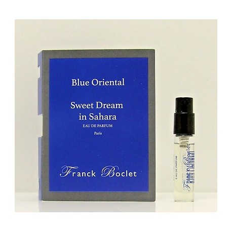 amostra oficial de perfume de Franck Boclet Sweet Deam in Sahara 1.5ml 0.54 o.z. testador de perfume