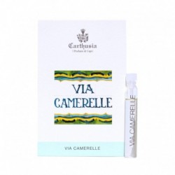 amostra oficial de perfume de Carthusia Via Camerelle tamanho 2ml 0.06 oz. testador de perfume