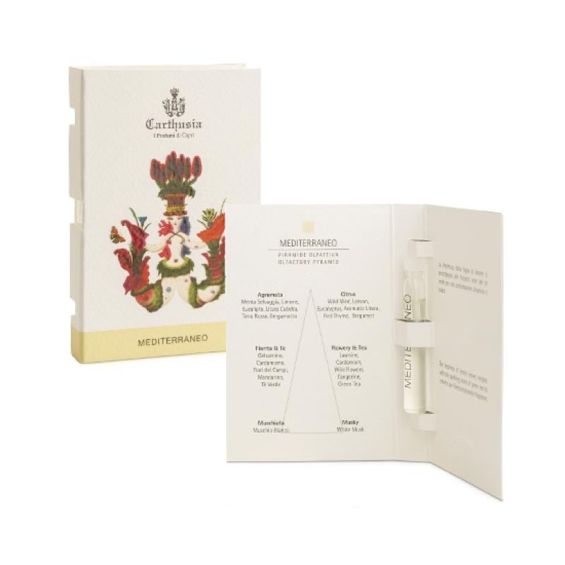 official Carthusia perfume sample Carthusia Mediterraneo size 2ml 0.06 oz. perfume tester official Carthusia perfume sample Carthusia Mediterraneo size 2ml 0.06 oz. perfume tester