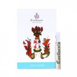 amostra oficial de perfume Carthusia Aria di Capri tamanho 2ml 0.06 oz. testador de perfume