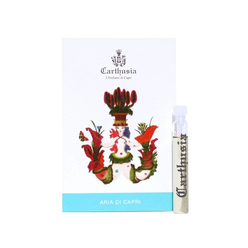 official Carthusia perfume sample Carthusia Aria di Capri size 2ml 0.06 oz. perfume tester