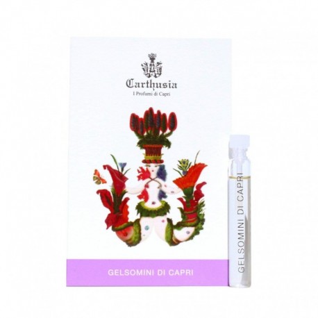 ametlik Carthusia parfüümiproov Carthusia Gelsomini di Capri suurusega 2ml 0.06 oz. parfüümi tester