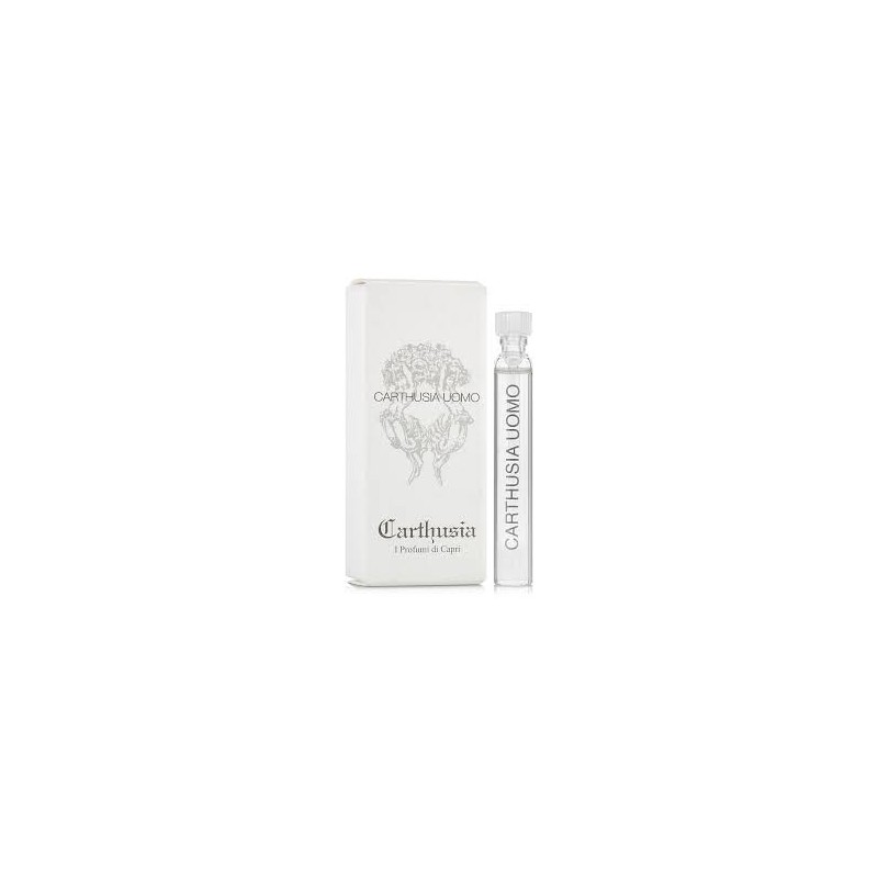 official Carthusia perfume sample Carthusia Uomo size 2ml 0.06 oz. perfume tester