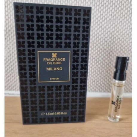 Fragrance Du Bois Milano 1.5ml 0.05 fl. oz. amostras de fragrâncias oficiais testador de perfumes