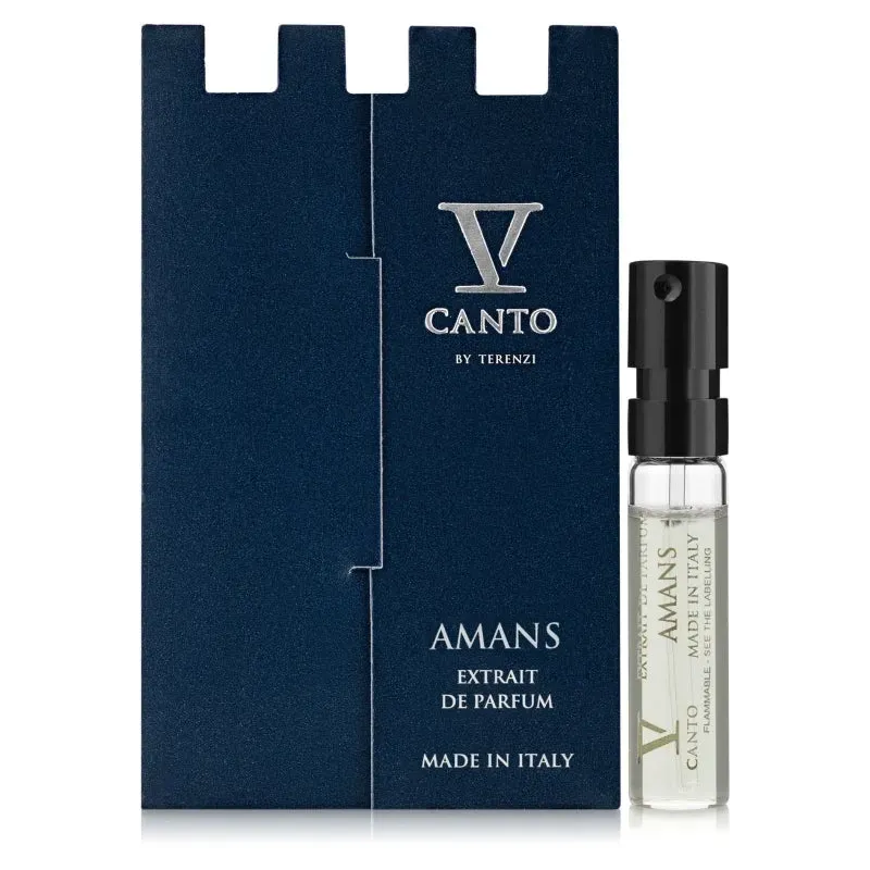 Amans by V Canto 1.5ml 0.05 fl. oz. hivatalos parfüm minták parfüm tesztelő