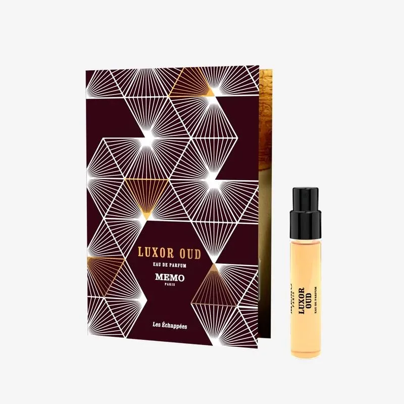 Memo Luxor Oud 2ml 0.6 Fl. Oz. mostre oficiale de parfum