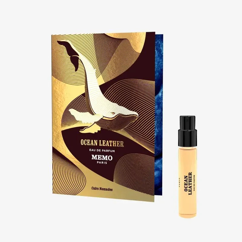 Memo Ocean Leather 1.5ml / 0.5 Fl. Oz. official perfume samples Memo Ocean Leather 1.5ml / 0.5 Fl. Oz. official perfume samples