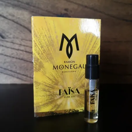 Ramon Monegal Faisa 퓨어 조이 오피셜 향수 샘플 2ml 0.06 fl.o.z. 향수 테스터