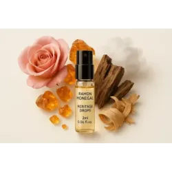 Ramon Monegal Heritage Drops officiel parfumeprøve 2 ml 0,06 fl.o.z. parfumetester