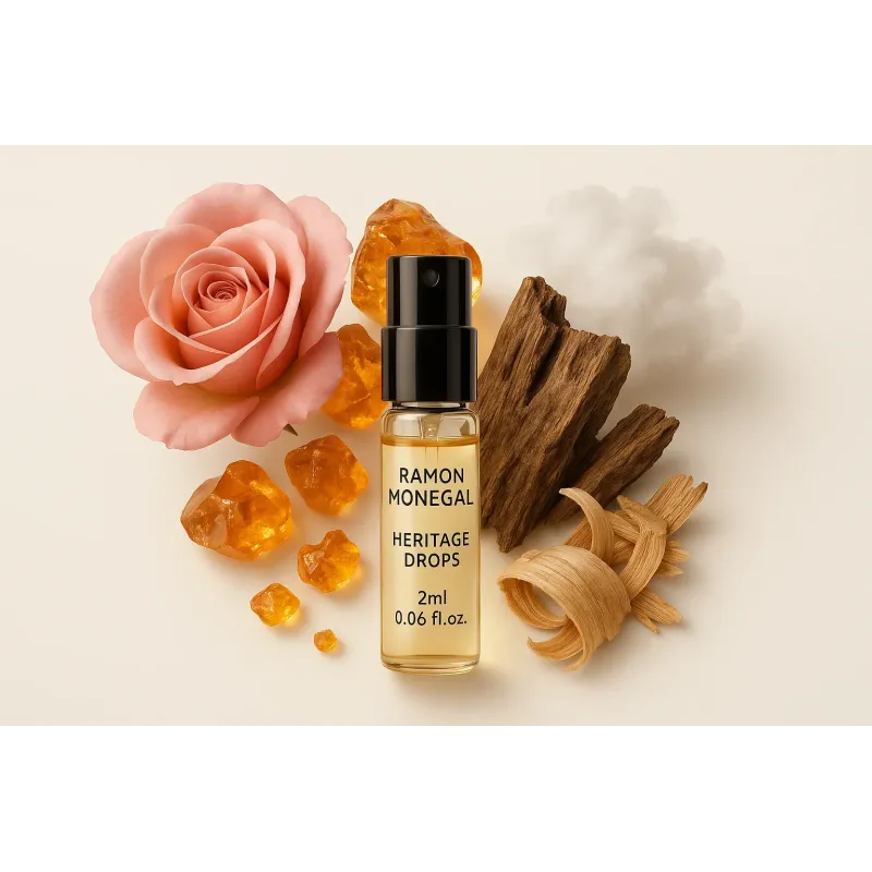 عينة عطر رسمية من رامون مونيجال هيريتج دروبس 2 مل 0.06 fl.o.z. عينة اختبار عطر