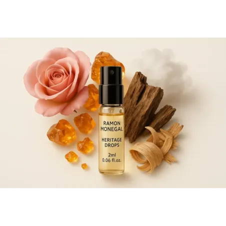 Ramon Monegal Heritage Drops 공식 향수 샘플 2ml 0.06 fl.o.z. 향수 테스터