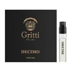 Muestra oficial de perfume Gritti Decimo 2 ml 0,06 fl. oz.
