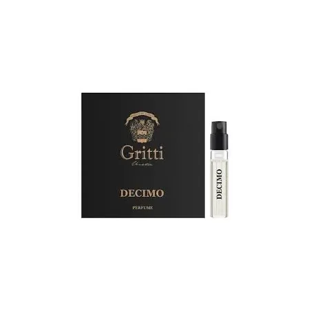 Gritti Decimo official perfume sample 2ml 0.06 fl. oz.