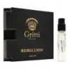 דוגמית בושם רשמית Gritti Rebellion בנפח 2 מ"ל (0.06 אונקיות נוזל).