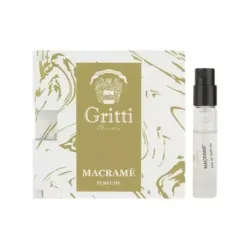 Muestra oficial de perfume Gritti Macrame 2 ml 0,06 fl. oz.
