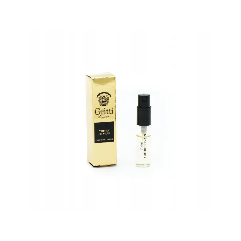 Gritti You're So Vain official perfume sample 2ml 0.06 fl. oz.