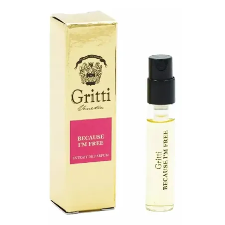 Gritti Because I'm Free официална проба на парфюм 2 мл 0.06 фл. оз.