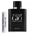 Armani Acqua Di Gio Profumo Muestras de Perfume probador de perfume