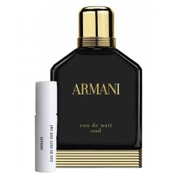 Armani Eau De Nuit Oud Amostras de Perfume